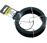 tenax Filo di Ferro plastificato, Verde, Lunghezza 30 m - Diametro 2 mm
