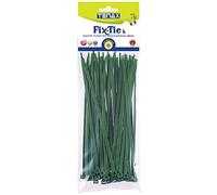 TENAX FIX-TIE L Fascette Multiuso in Plastica Lunghezza 20 cm Verde, Confezione da 50 pezzi