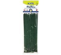 TENAX FIX-TIE XL, Fascette Multiuso in Plastica, Lunghezza 29 cm Verde, Confezione da 50 pezzi