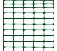 TENAX Hobby 30 Verde 1x5 m, Rete Protettiva in Plastica per Recinzioni e Cancellate, Maglia Rettangolare