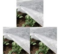 TENAX Ortoclima Plus 1,60x5 m Bianco, Velo Protettivo Antigelo Invernale per Piante, in TNT Tessuto Non Tessuto 30 g/m², Protegge Piante, Fiori e Ortaggi da Freddo, Gelo e Vento (Confezione da 3)
