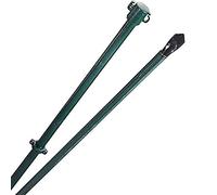 TENAX Plast Post Verde, Paletto in Ferro plastificato Altezza 150 cm per Il Sostegno di Recinzioni e Bordure