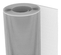 Tenax Quadra 05 Argento 1,00 x 5 m, Rete Protettiva in Plastica per Balconi, Can