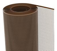 TENAX Quadra 10 Marrone 0,50 x 5 m Rete Protettiva in Plastica a Maglia Quadrata