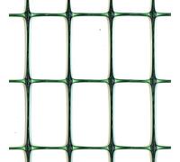 TENAX Rete da Recinzione in Plastica, Millennium 1,00x25 m Verde