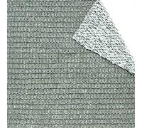 TENAX Rete Tessuta Schermante e Ombreggiante, Soleado Duo 1,00x5 m, Double-Face Bianco-Grigio
