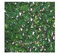 TENAX Siepe Artificiale Con Foglie 3D Su Traliccio Estensibile In Salice, 200 x 4 x 100 Cm, Verde