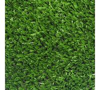 TENAX Standard Green 1,00x4 m Erba Sintetica, Stuoia con fibre da 7 mm, Tappeto Verde per Pavimentazioni Esterne e Interne, Balconi, Decorazione Ingressi e Passatoie