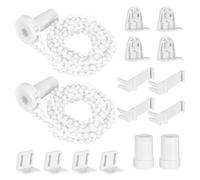 Tenbrachian 2 Set Kit di Riparazione per Tende a Rullo da 17 mm, Accessori per Tenda a Rullo, Staffe di Ricambio Staffe di Montaggio Raccordi di Tenda a Rotolo Sostituire Persiane