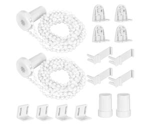 Tenbrachian 2 Set Kit di Riparazione per Tende a Rullo da 17 mm, Accessori per Tenda a Rullo, Staffe di Ricambio Staffe di Montaggio Raccordi di Tenda a Rotolo Sostituire Persiane