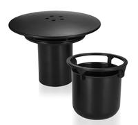 Tenbrachian Copertura Piletta Doccia Bagno, 90mm/115mm Tappo di Scarico, Copertura Sifone Doccias, Tappo Valvola di Scarico per Doccia Lavabi Lavandini Piletta per Scarico Lavabo