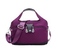 Tencipeda Beautifuldeer Anti Theft Handbag, Waterproof Anti Theft Handbag for Women, Beautifuldeer Fashion Anti-Theft Handbag (Purple)