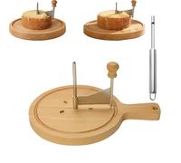 Tencipeda Cheese Curler Wheel, Cheese Curler Flower Maker Wheel Slicer with Lid to Create Beautiful Rose-Shaped for Restaurants Cafes and Dessert Shops Home (STYLE C)