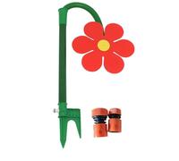 Tencipeda Crazy Daisy Sprinkler, Funny Sun Flower Dancing Daisy Lawn Sprinkler for Yard Watering Kids, Pets Playing (Red)