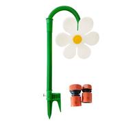 Tencipeda Crazy Daisy Sprinkler, Funny Sun Flower Dancing Daisy Lawn Sprinkler for Yard Watering Kids, Pets Playing (White)