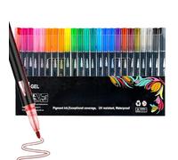 Tencipeda Dual Line Contour Pen, Self Outlining Glitter Pens with Metallic Edge, Self Outlining Markers for Drawing, Coloring, Journaling & DIY Crafts (24pcs)