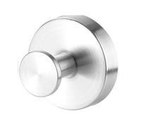 Tencipeda Glass Wreath Suction Cup Hook, Drilling-Free Stainless Steel Material, Suitable for Shower Room, Bathroom Window, Glass Door, Wall (Silver)