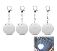 Tencipeda Love Wallet Tote Bag Touch Sensing Light, LED Handbag Light Sensor Activated Switching Automatic Lamp illumiate Your Bag (Round,4 sets)