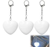 Tencipeda Love Wallet Tote Bag Touch Sensing Light, LED Handbag Light Sensor Activated Switching Automatic Lamp illumiate Your Bag (White heart,5 sets)