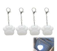 Tencipeda Love Wallet Tote Bag Touch Sensing Light, LED Handbag Light Sensor Activated Switching Automatic Lamp illumiate Your Bag (Cat paw,4 sets)