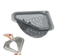 Tencipeda Magnetic Triangle Sink Strainer, Magnetic Corner Sink Strainer, Space-Saving Kitchen Sink Drain Basket for Food Scraps (1pcs)