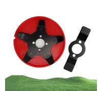 Tencipeda Manganese Steel Weeding Disc, Weeder Plate for Weedeater, Amphibious Weed Whacker Attachment Universal for Weeding in Paddy Fields And Dry Land, No Damage to Seedlings (1pcs)
