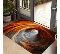 Tencipeda Rug That Looks Like A Hole-3d Optical Illusion Rug, Vortex & Bottomless Hole Design Non-Slip Doormat to Prank Test & Play with Your Dog or Cat (Style 3,50 * 80cm)