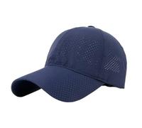 Tencipeda Sunscreen Breathable Baseball cap Quick Dry Mesh Hat for Running (Dark Blue,M)
