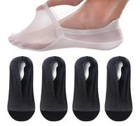 Tencipeda Ultra Thin Liner Socks Non Slip Combed Cotton No Show Socks, Summer Breathable Sock for Women Men (C)