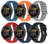 TenCloud Cinturino da polso in silicone compatibile con Garmin Forerunner 165/165, 6 colori, cinturino da polso di ricambio per Forerunner 165 Music