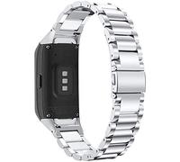 Tencloud Cinturino di Ricambio per Galaxy Fit, in Acciaio Inox, Compatibile con Samsung Galaxy Fit SM-R370 Activity Tracker