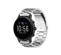 TenCloud Cinturino in metallo compatibile con Fossil Gen 5 Garrett/Julianna/Carlyle HR/Gen 4 Explorist/Sport 43 mm, cinturino di ricambio in acciaio inossidabile da 22 mm (nero), Acciaio inossidabile