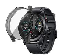 Tencloud Custodia protettiva compatibile con Huawei HONOR MagicWatch 2 46 mm, custodia protettiva per orologio da polso in poliuretano termoplastico morbido, colore: nero