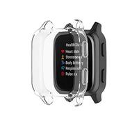 TenCloud Custodie compatibili con Garmin Venu Sq 2/Venu Sq, pellicola protettiva per lo schermo, custodia protettiva a tutto tondo per Venu Sq/Venu Sq Music (trasparente)