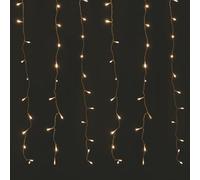 Tenda 1440 led bianco caldo, 120 stringhe, 8 giochi luce, uso esterno 800x100 cm, Santa's House by Kooper