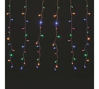 Tenda 1440 led multicolor, 120 stringhe, 8 giochi luce, uso esterno 800x100 cm, Santa's House by Kooper