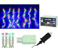 TENDA 160 LED MULTICOLOR ESTERNO GIOCO LUCI mt.3 + 1,8 x 0,7 10 fili FER 288194