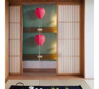 Tenda 2 pezzi impiombata 86,4 x 142,2 cm YYHHAOFA Confessione palloncino immagine per la maggior parte delle porte, perfetta da appendere tra le stanze, su pareti