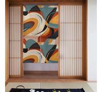 Tenda 2 pezzi impiombata 86,4 x 142,2 cm YYHHAOFA No Rule modello immagine per la maggior parte delle porte, perfetta da appendere tra stanze, su pareti