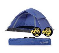 Lumaland Tenda da Campeggio Resistente e Leggera Pop Up per 3 Persone Vari Colori Blu