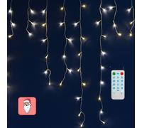 Tenda 480 LED 3x1,5m Bianco Caldo Memory 8 Giochi IP44 - Nataluna