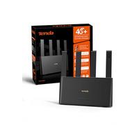 Tenda 4G08 Router 4G+, Router WiFi con SIM, Modem 4G AC1200 Dual-Band, LTE Mobile CAT6 300Mbps, Scheda Nano SIM, 4 Antenne Esterne, Porta LAN/WAN Gigabit, OpenVPN, MU-MIMO, Mesh Wi-Fi+, Plug & Play