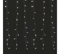 Tenda 708 led bianco freddo 59 stringhe, 8 giochi luce, uso esterno 600x70 cm, Santa's House by Kooper