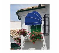 Tenda a baldacchino ad arco, tenda a baldacchino retrattile, telescopica, pieghevole, emisferica, copertura protettiva decorativa per ingresso del patio, anti-UV e impermeabile (E, diametro: 125 cm)