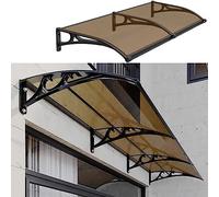 Tenda a baldacchino curvo trasparente, impermeabile per esterni, per pioggia, sole e neve, perfetta per giardino, balcone, terrazza e barbecue, 120 x 240 cm
