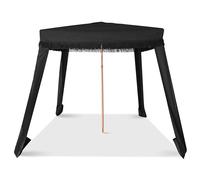 Tenda a baldacchino da spiaggia, ombrello portatile con borsa per il trasporto e tasche per sabbia, parasole istantaneo per spiagge e cortili, 1,8 x 1,8 m