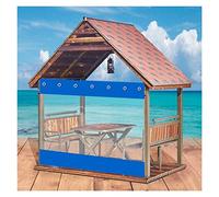 Tenda a baldacchino in PVC impermeabile con occhielli, resistente alla polvere e alla pioggia, protezione UV per gazebo, pergola, patio, 2,5 x 3,5 m