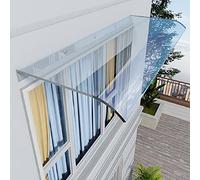 Tenda a baldacchino invisibile, per finestre a bovindo, giardino, patio, protezione dalla pioggia, copertura per veranda e protezione solare esterna.