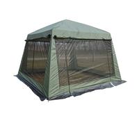 Tenda a baldacchino per esterni, grande tettoia da campeggio, zanzariera, parasole per campeggio e spiaggia, facile da usare, tenda ombreggiante esterna con pali rinforzati