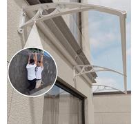 Tenda a baldacchino per esterni, in lega di alluminio resistente ai raggi UV, riparo espandibile per veranda, patio, copertura del tetto